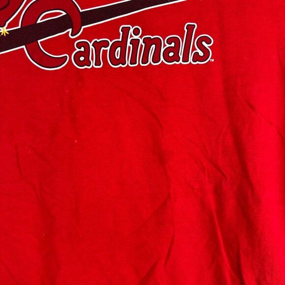 St Louis Cardinals Memorial Shirt Red Schoendienst 1923-2018 Red XL Gildan - Picture 8 of 8
